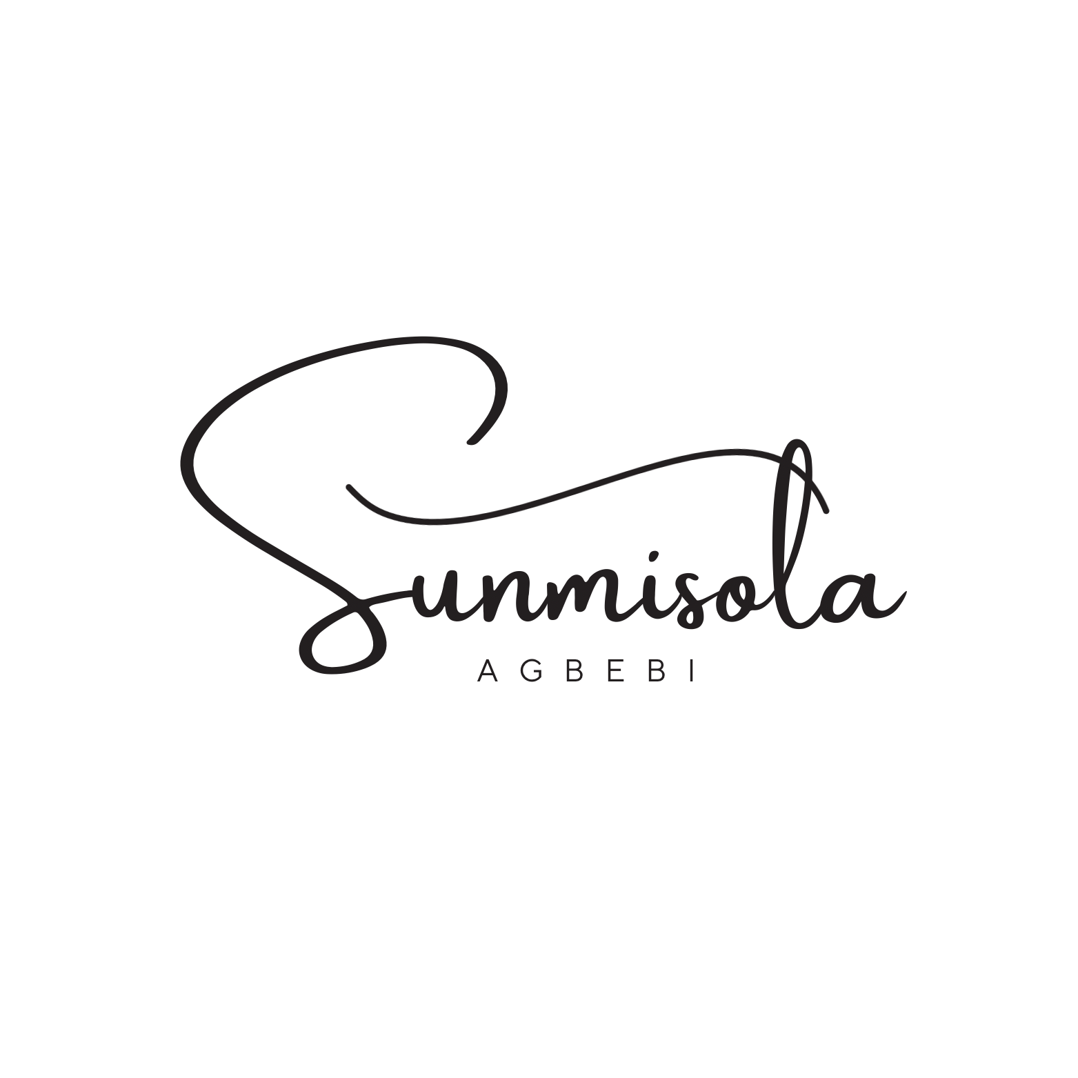 Sunmisola Agbebi signature logo