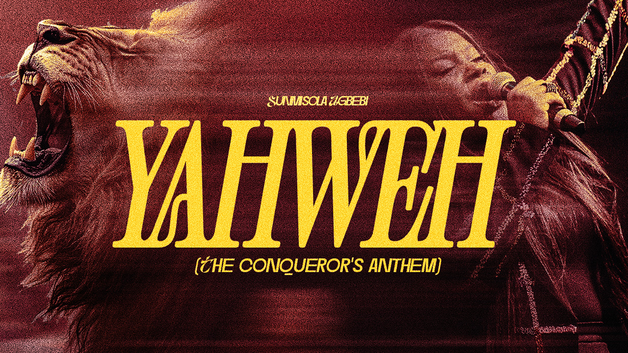Yahweh (The Conqueror's Anthem) — official cover art by Sunmisola Agbebi
